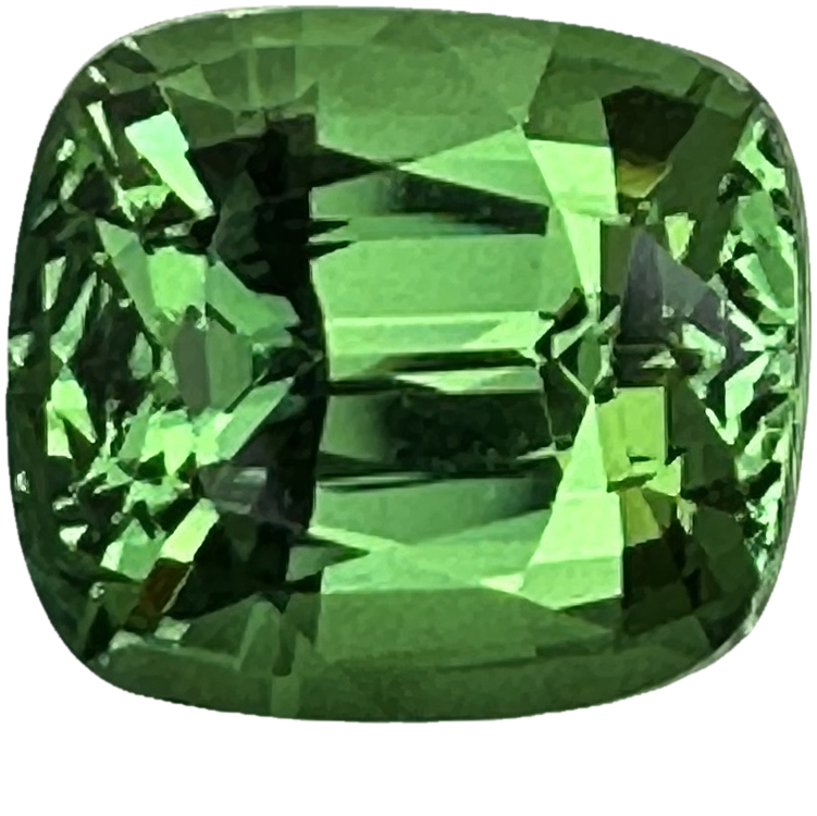 2.24ct Cushion Bright Green Tsavorite