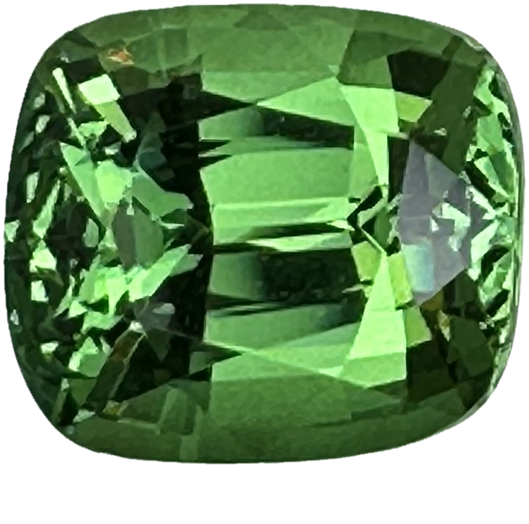 2.24ct Cushion Bright Green Tsavorite
