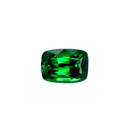 Cushion Gem Quality - Fine Intense Green Tsavorite