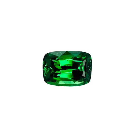 Cushion Gem Quality - Fine Intense Green Tsavorite