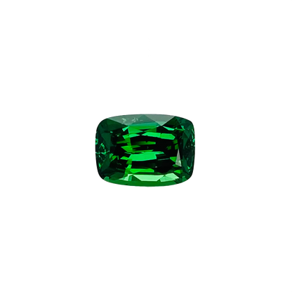 Cushion Gem Quality - Fine Intense Green Tsavorite