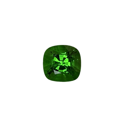 1.67ct Cushion Gem Quality - Fine Intense Green Tsavorite