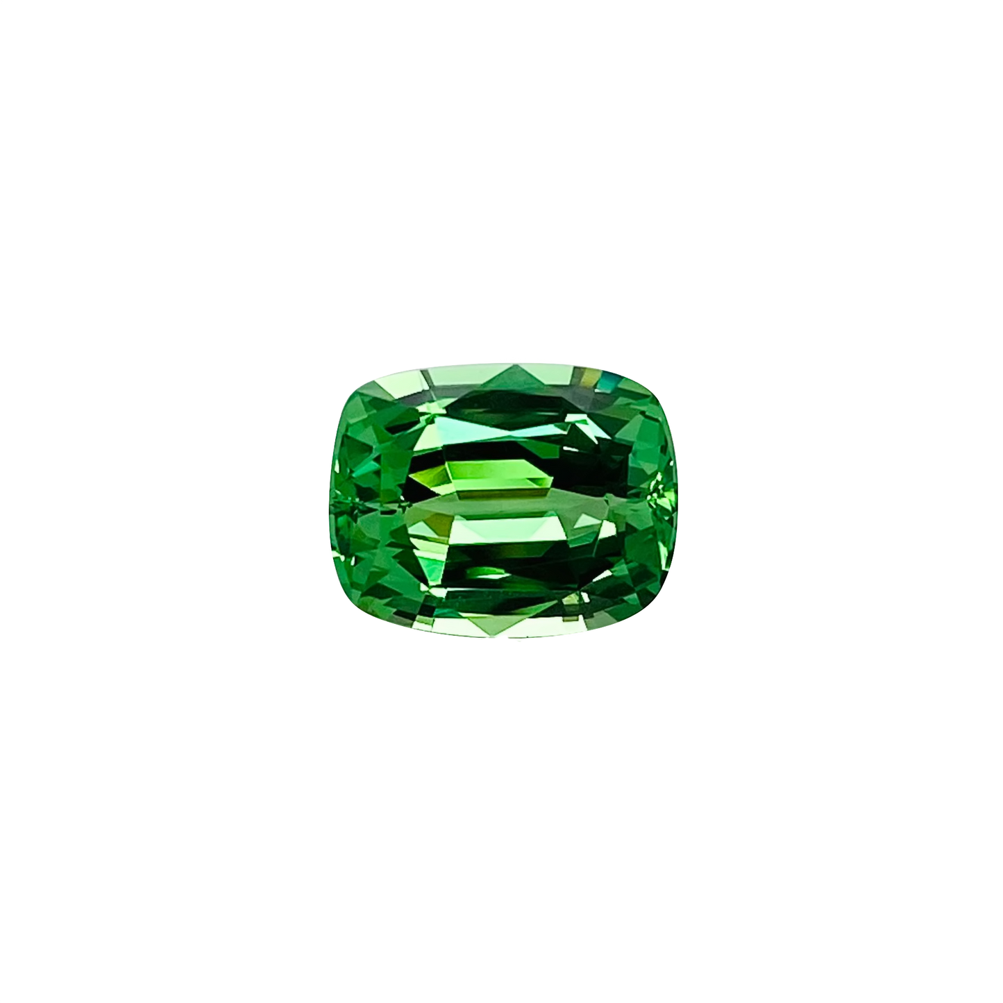 2.84ct Cushion Bright Green Tsavorite