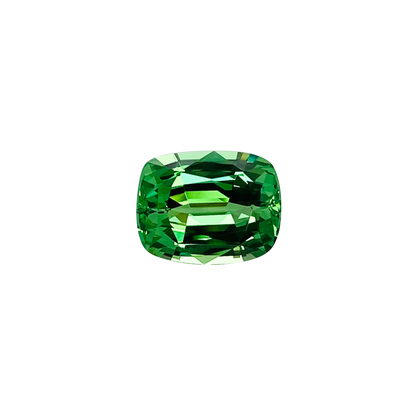 2.84ct Cushion Bright Green Tsavorite