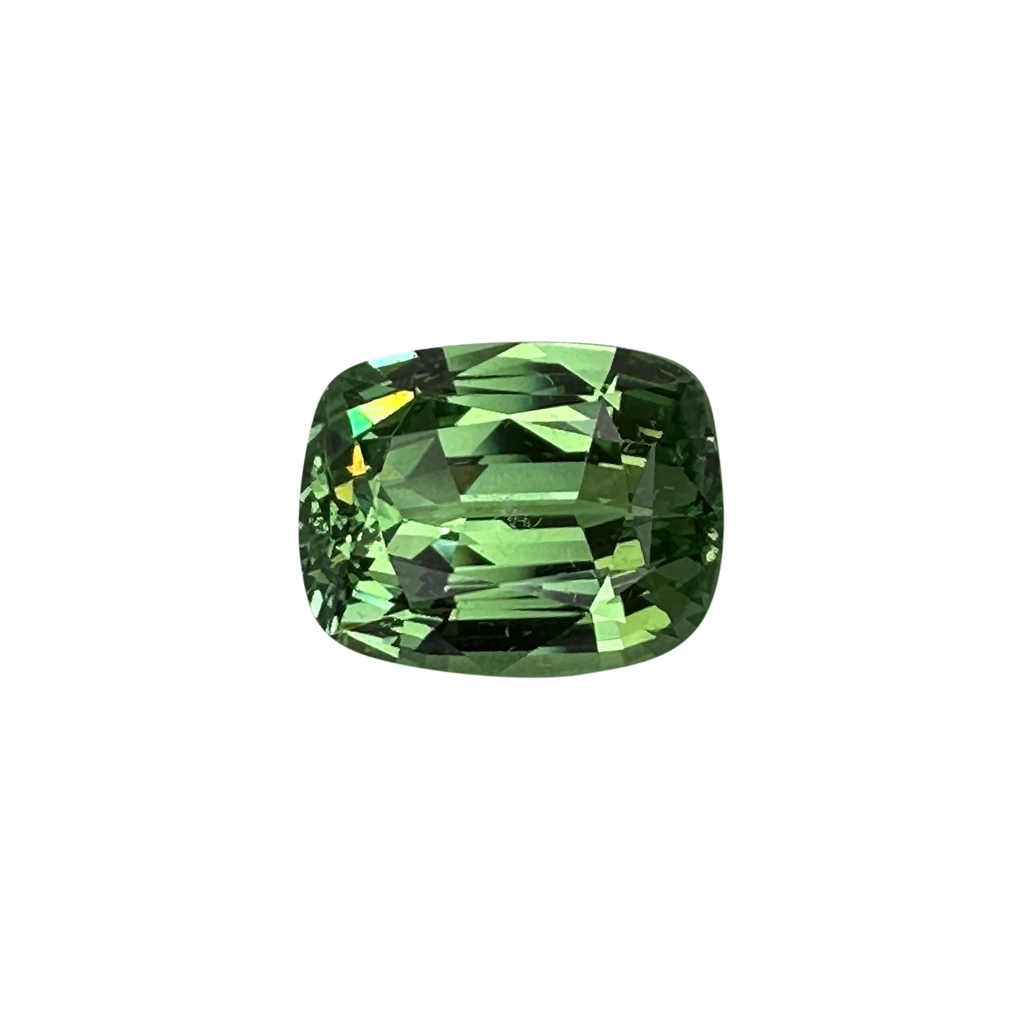 2.84ct Cushion Bright Green Tsavorite