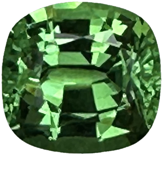 1.93ct Cushion Bright Green Tsavorite