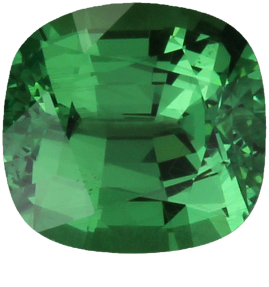 1.93ct Cushion Bright Green Tsavorite