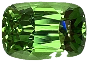 2.18ct Cushion Bright Green Tsavorite