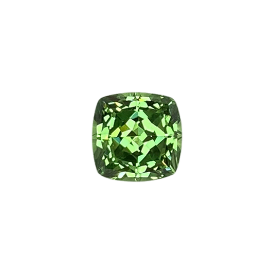 2.32ct Cushion Bright Green Tsavorite