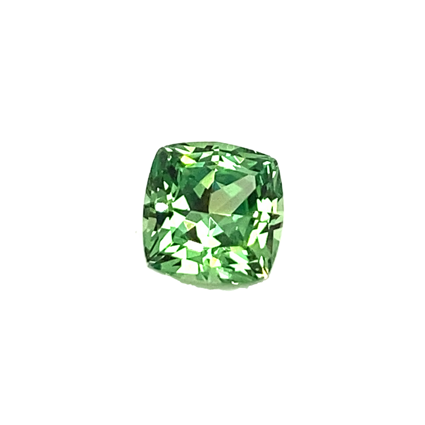 2.32ct Cushion Bright Green Tsavorite
