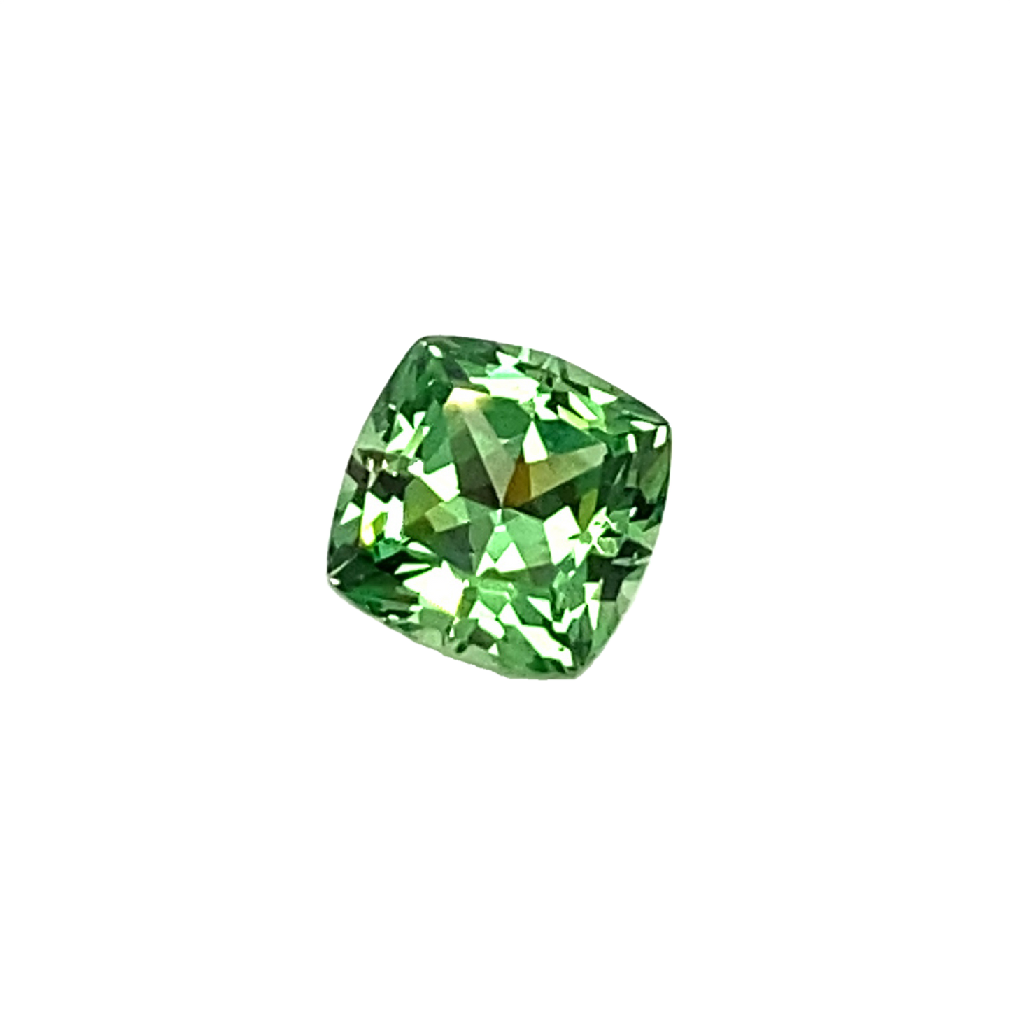 2.32ct Cushion Bright Green Tsavorite