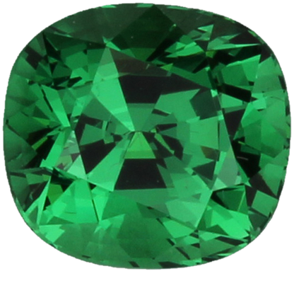 2.08ct Cushion Bright Green Tsavorite