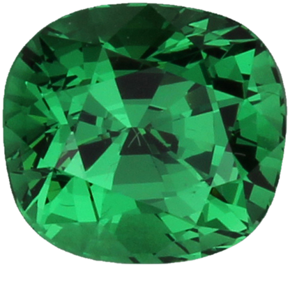 2.08ct Cushion Bright Green Tsavorite