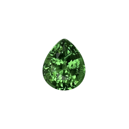 2.39ct Pear Shape Bright Green Tsavorite