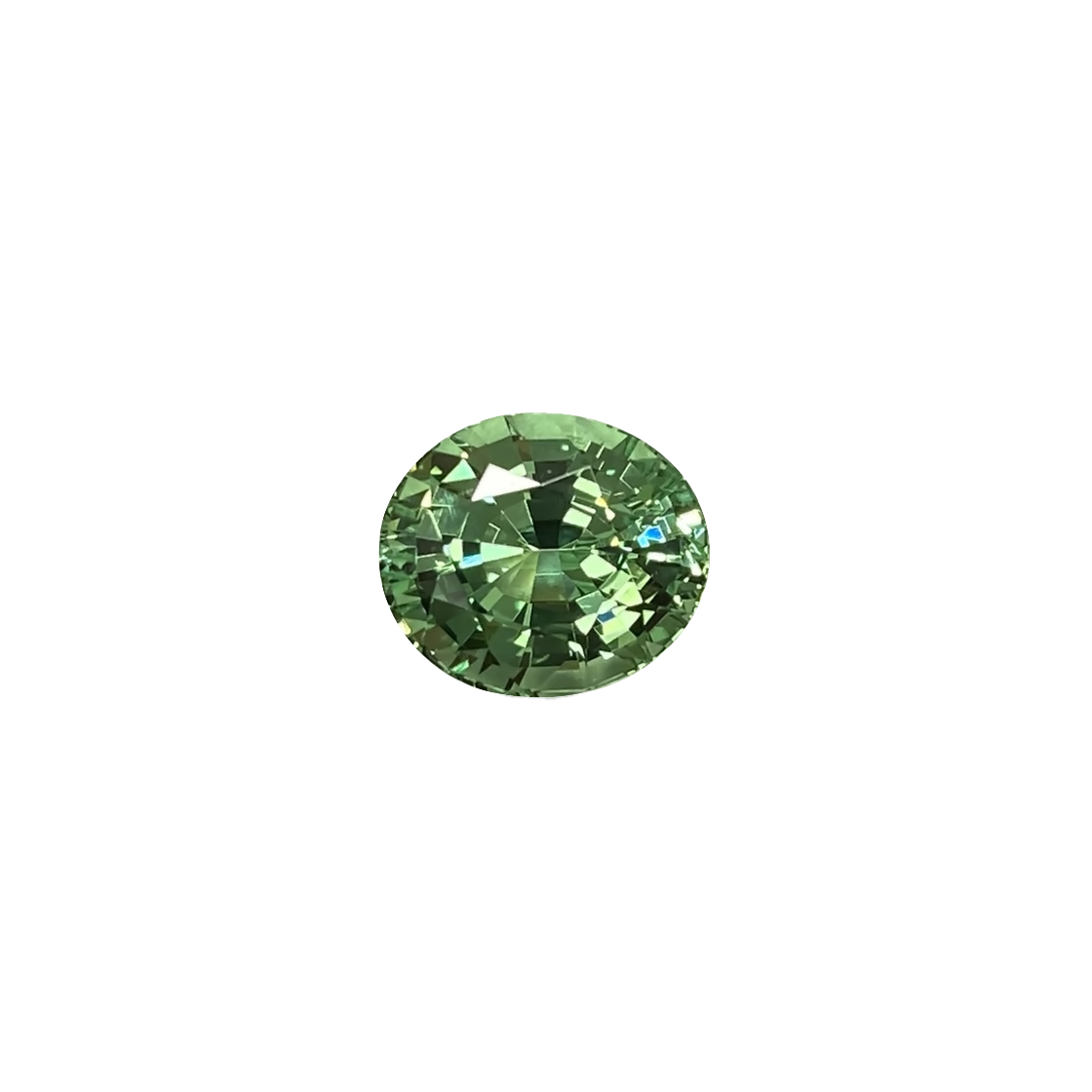 5.73ct Oval Fine Mint Green Tsavorite