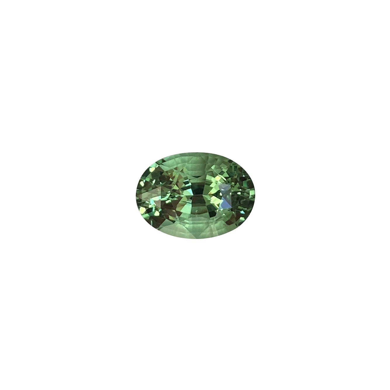11.41ct Oval Mint Garnet
