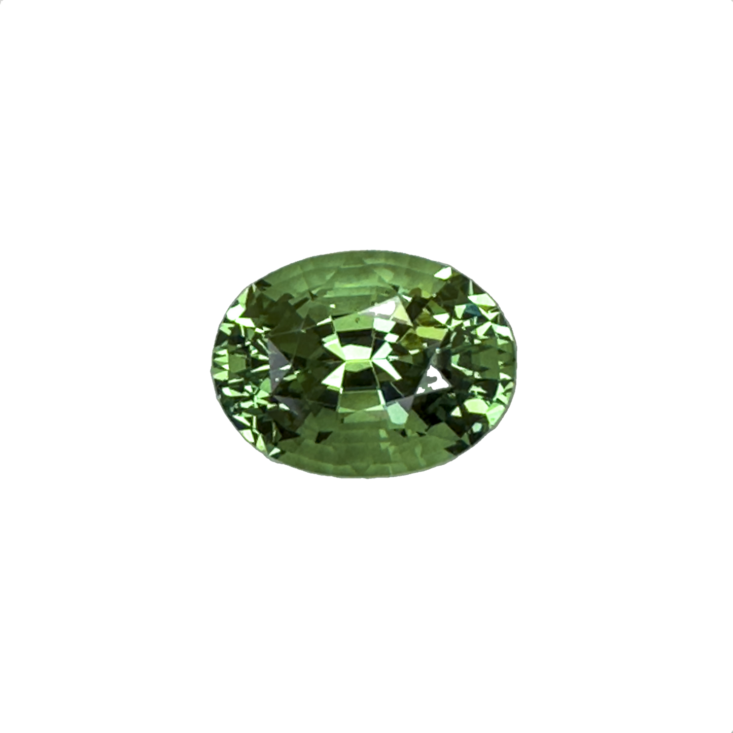 11.41ct Oval Mint Garnet