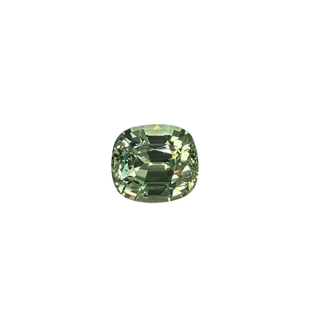 5.69ct Cushion Mint Garnet