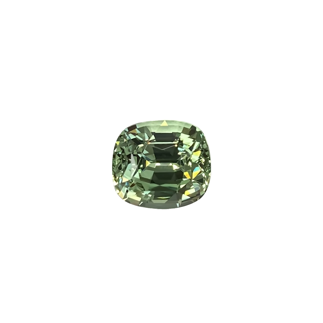 5.69ct Cushion Mint Garnet