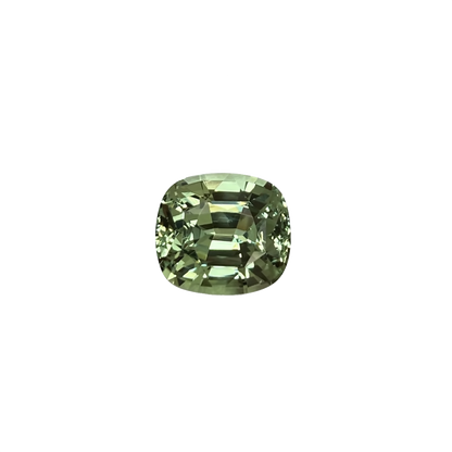 5.69ct Cushion Mint Garnet