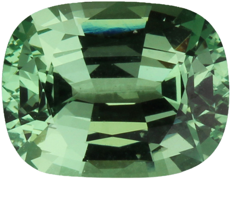 3.01ct Cushion Mint Garnet