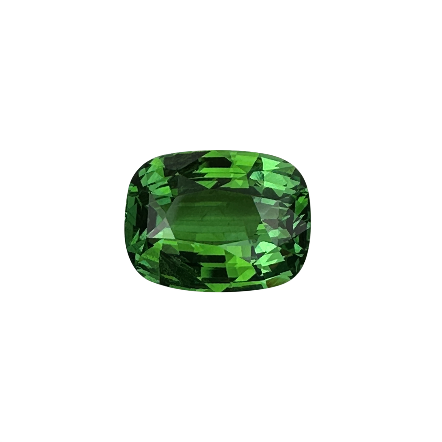 8.15ct Cushion Bright Green Tsavorite