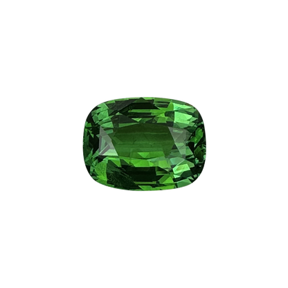 8.15ct Cushion Bright Green Tsavorite