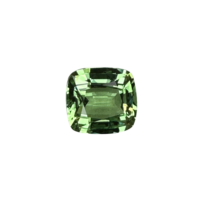 2.56ct Cushion Bright Yellowish Green Tsavorite