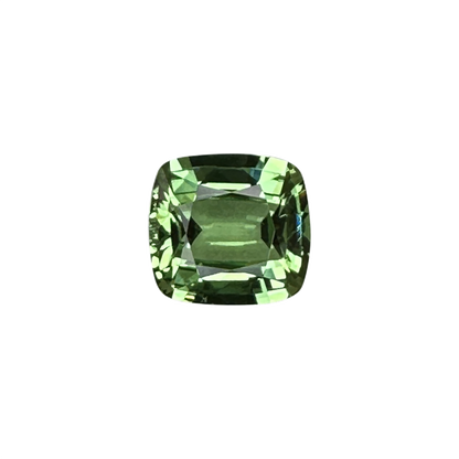 2.56ct Cushion Bright Yellowish Green Tsavorite