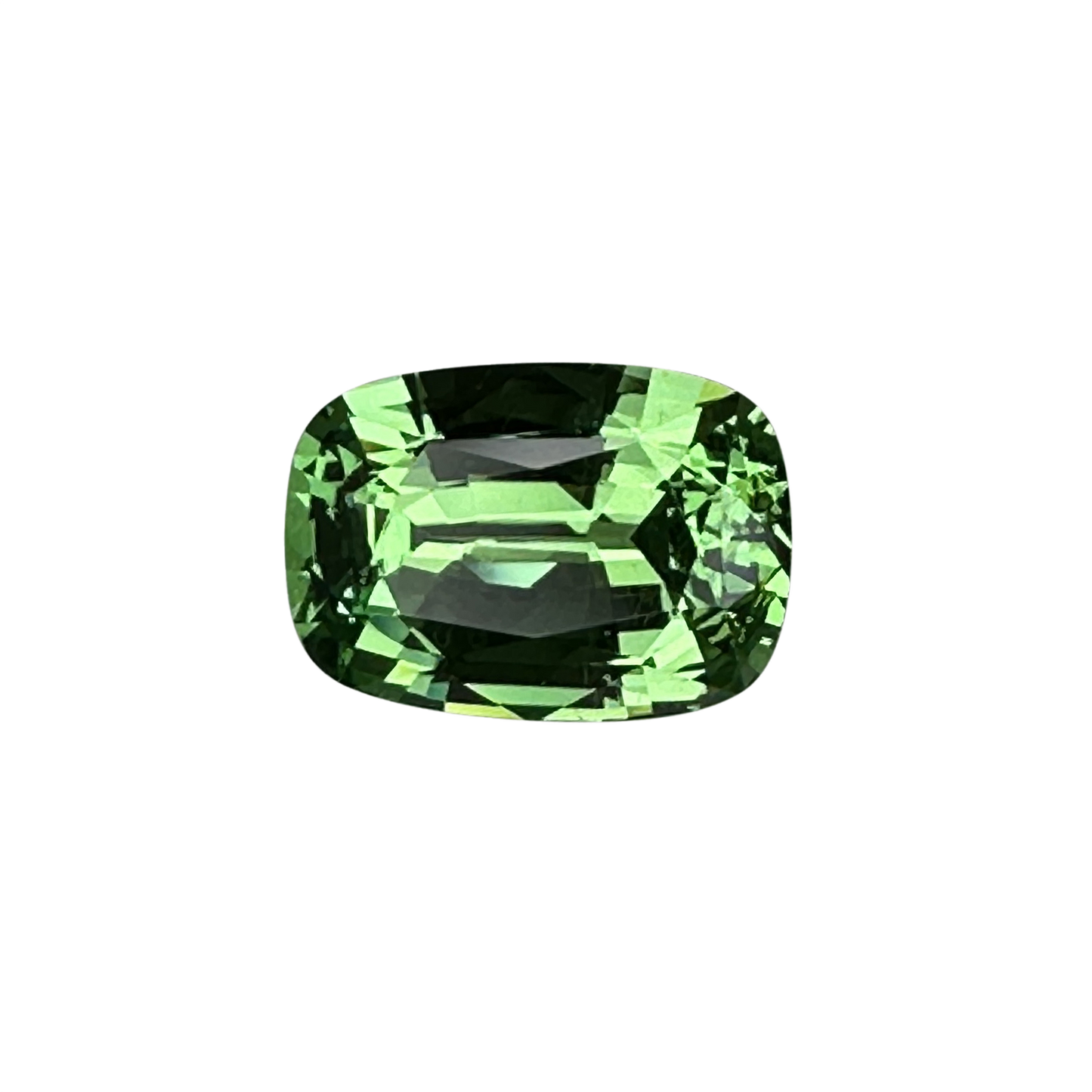 2ct Cushion Bright Green Tsavorite