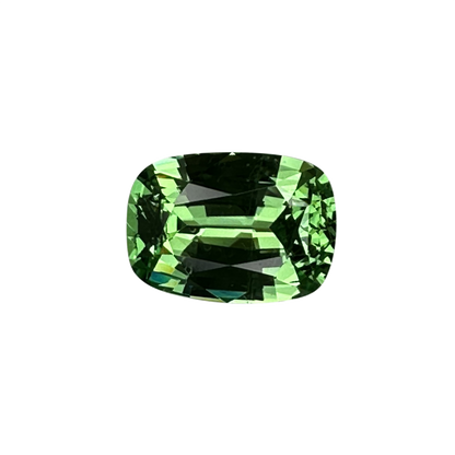 2ct Cushion Bright Green Tsavorite