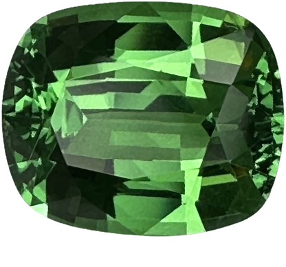 2.16ct Cushion Bright Green Tsavorite
