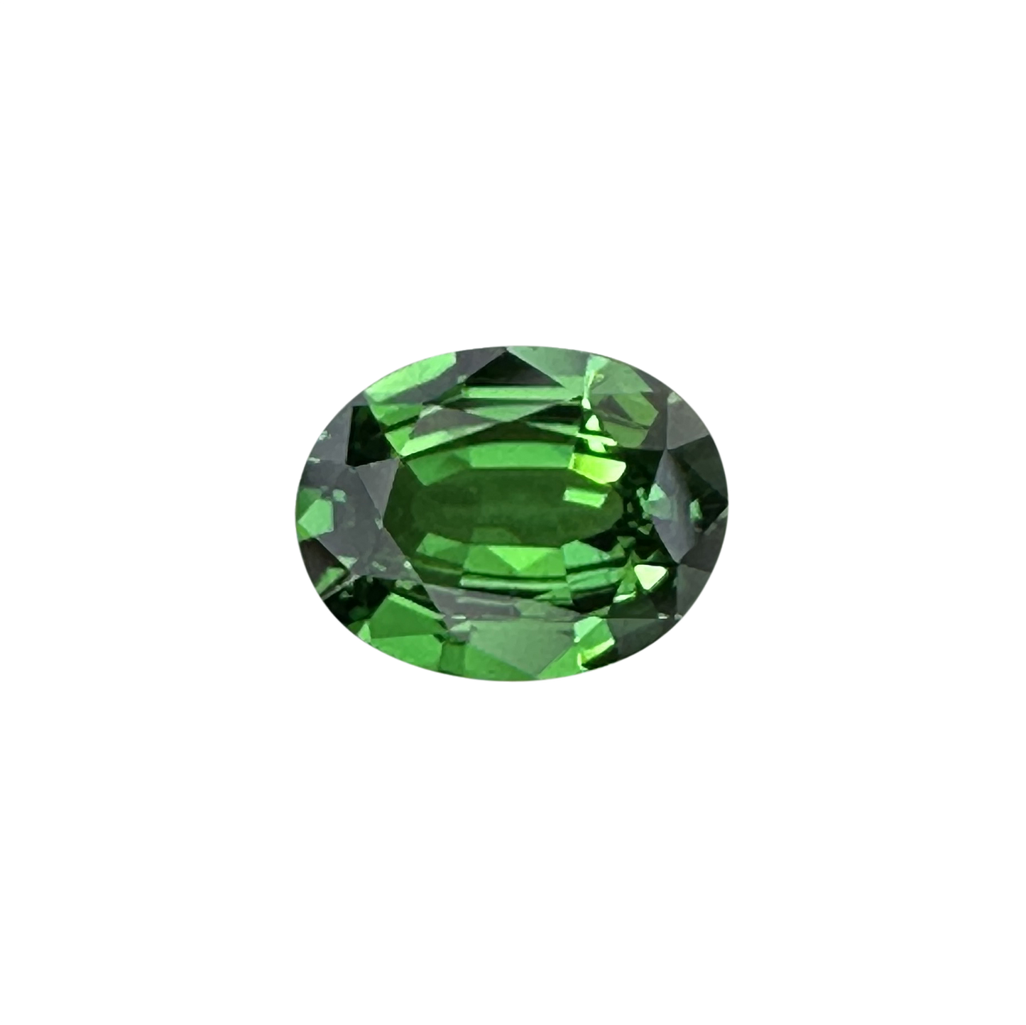 1.63ct Oval Fine Intense Green Tsavorite
