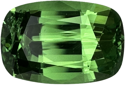 3.13ct Cushion Bright Green Tsavorite