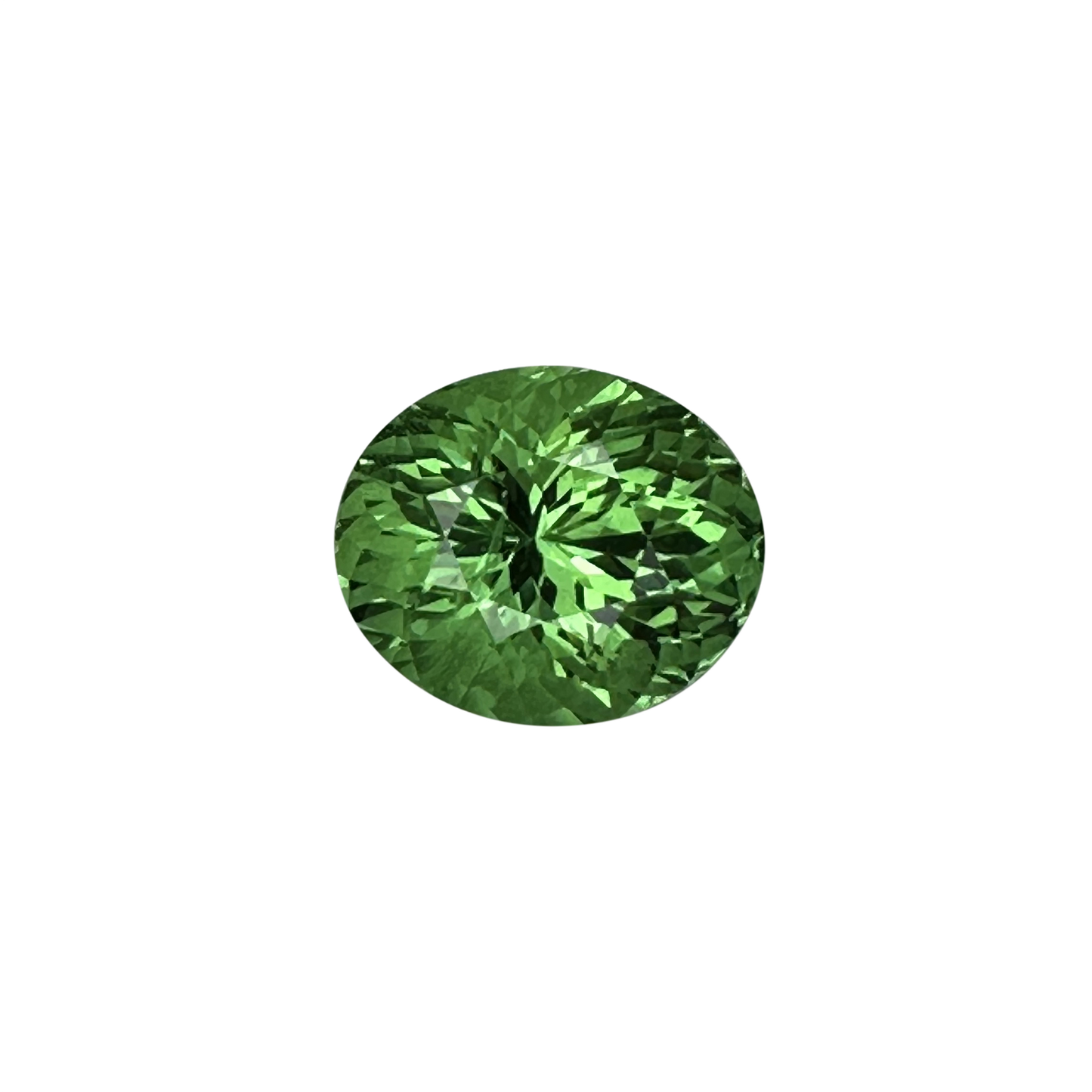 3.07ct Oval Bright Green Tsavorite