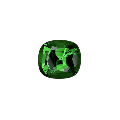 2.34ct Cushion Gem Quality - Fine Intense Green Tsavorite
