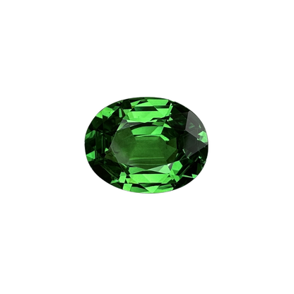 3.39ct Oval Gem Quality - Fine Intense Green Tsavorite