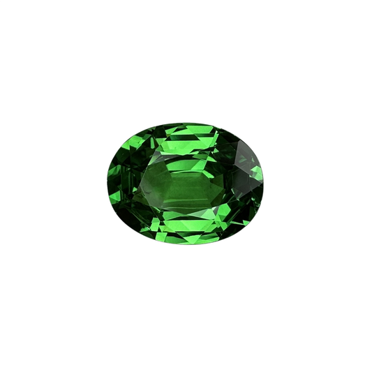 3.39ct Oval Gem Quality - Fine Intense Green Tsavorite