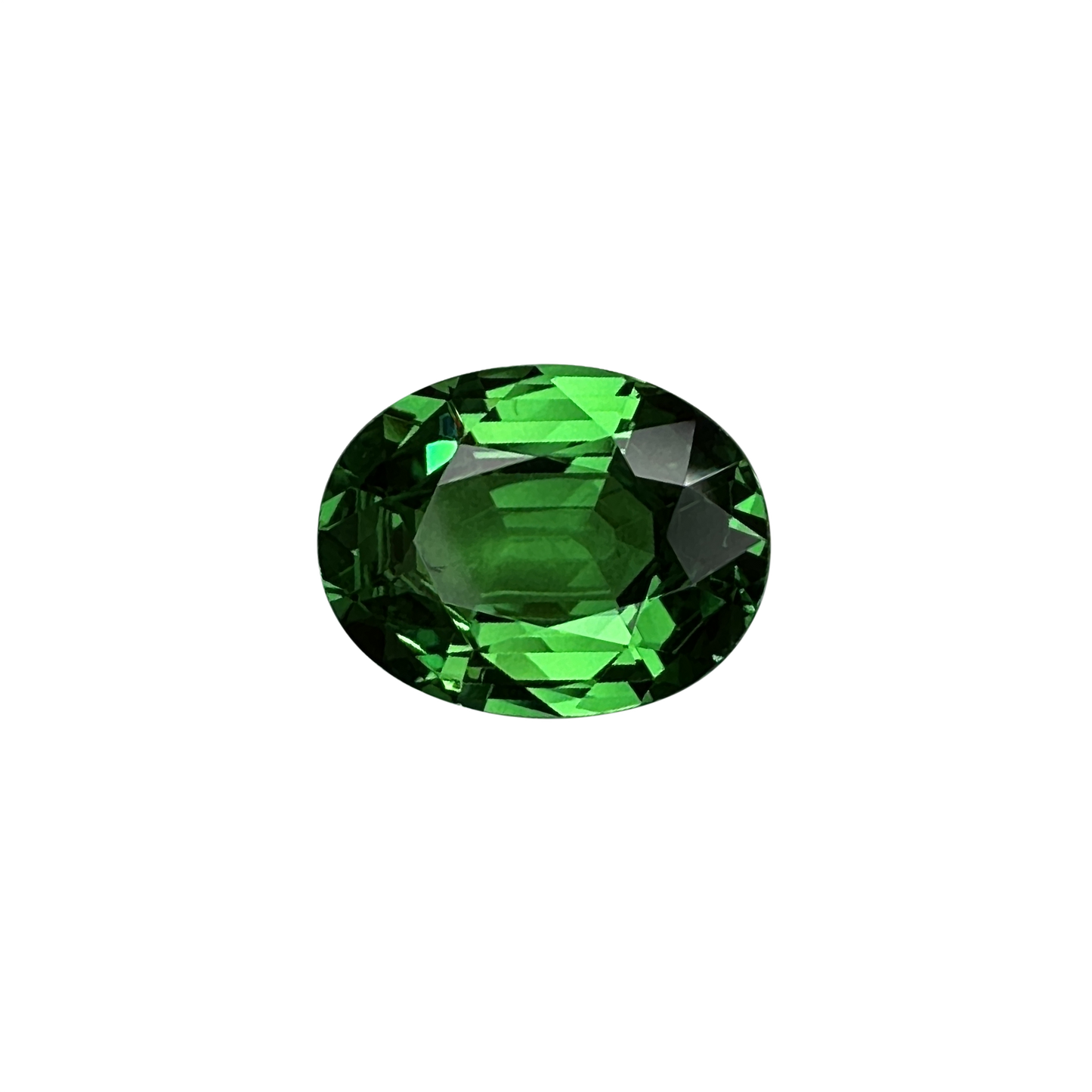 3.39ct Oval Gem Quality - Fine Intense Green Tsavorite