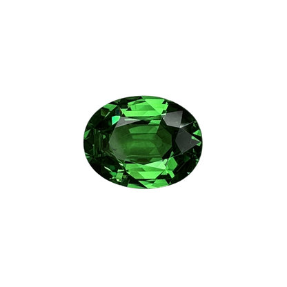 3.39ct Oval Gem Quality - Fine Intense Green Tsavorite