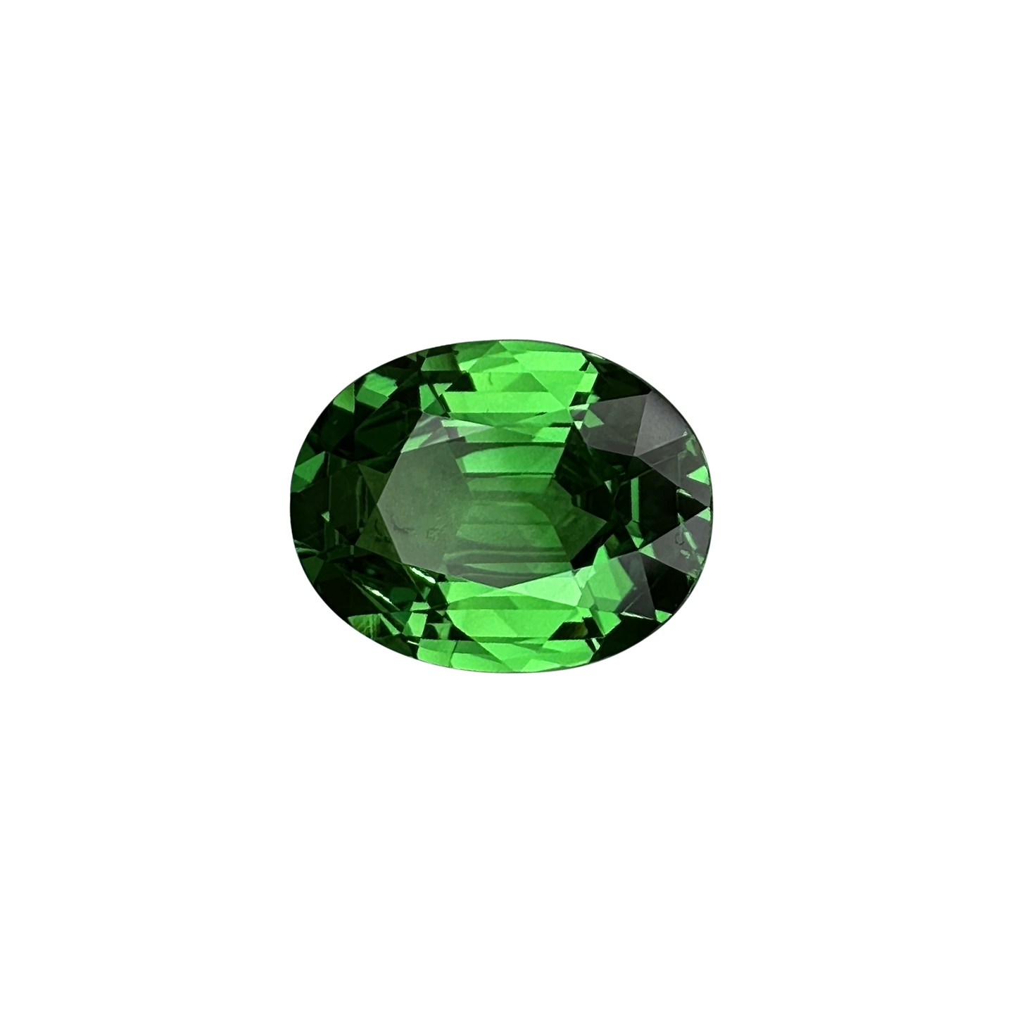 3.39ct Oval Gem Quality - Fine Intense Green Tsavorite
