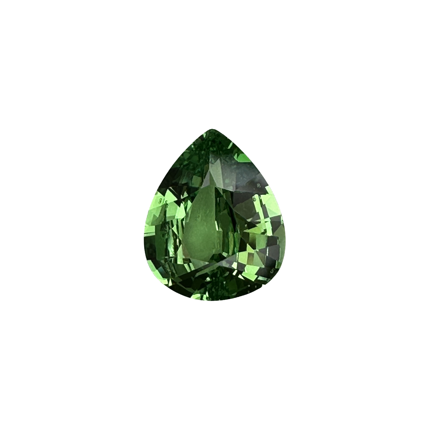 2.05ct Pear Shape Bright Green Tsavorite