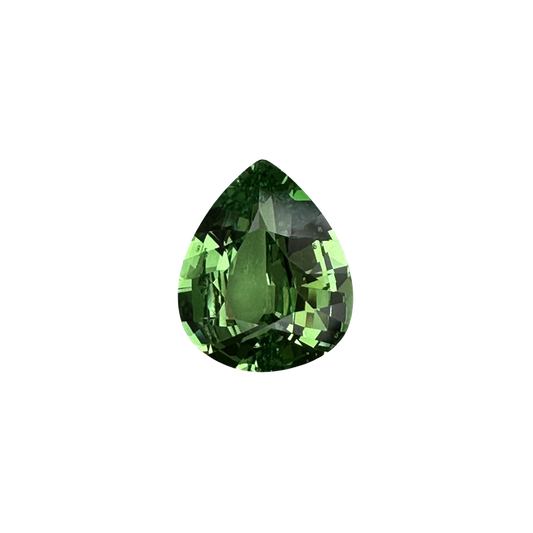 2.05ct Pear Shape Bright Green Tsavorite