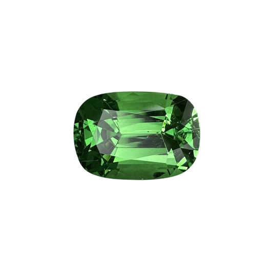 2.3ct Cushion Bright Green Tsavorite