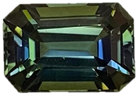 2.04ct Emerald Cut NATURAL Color Tanzanite