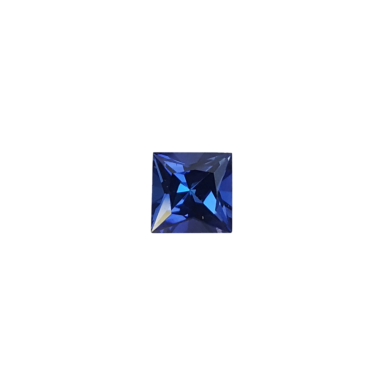 6mm Princess Cut AAA Color Tanzanite