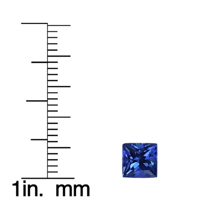 5.9mm Princess Cut AAA Color Tanzanite