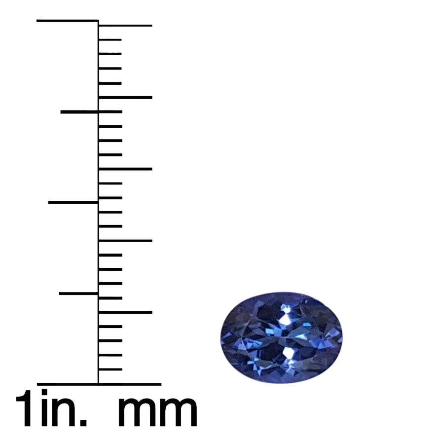 Oval AAA Color Tanzanite