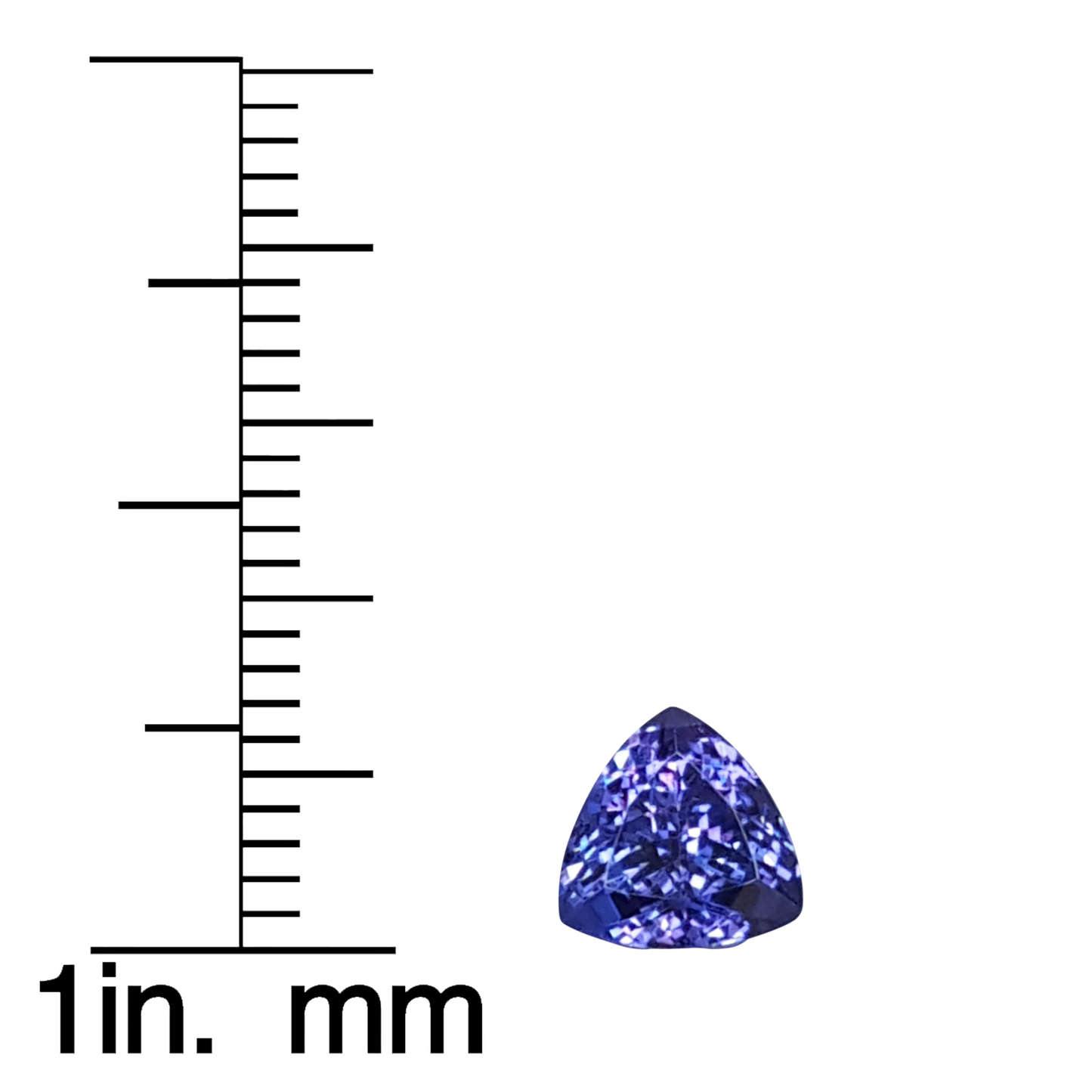 7mm Trillion AAA Color Tanzanite