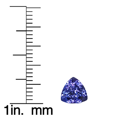 7mm Trillion AAA Color Tanzanite